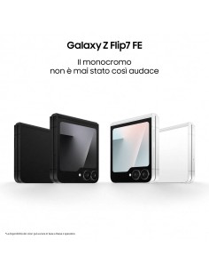 Samsung Galaxy Z Flip7 FE Smartphone AI, RAM 8GB, 128GB, Display 3,4" Super AMOLED 6,7" Dynamic AMOLED 2X, Fotocamera 50MP, 2
