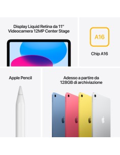 Apple iPad 11'' Wi-Fi + Cellular 128GB Rosa 2
