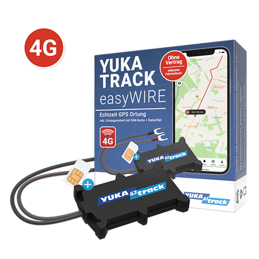 IoT YUKAtrack easyWire 4G AIO GPS Car Tracker with SIM + Data Flat - 1