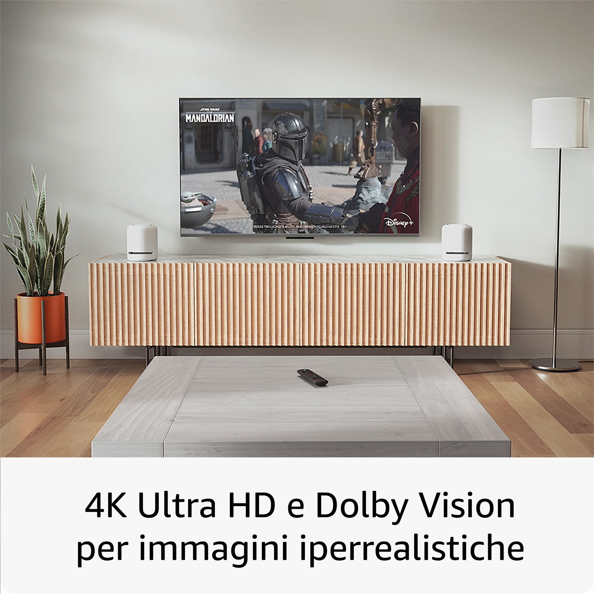 Amazon Fire TV Stick 4K di | Dispositivo per lo streaming con supporto per Wi-Fi 6E e modalità ambiente