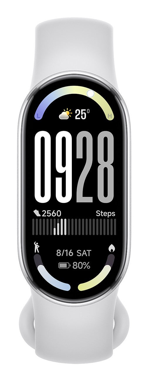 Xiaomi Smart Band 10 Silver AMOLED Braccialetto per rilevamento di attività 4,37 cm (1.72") Argento