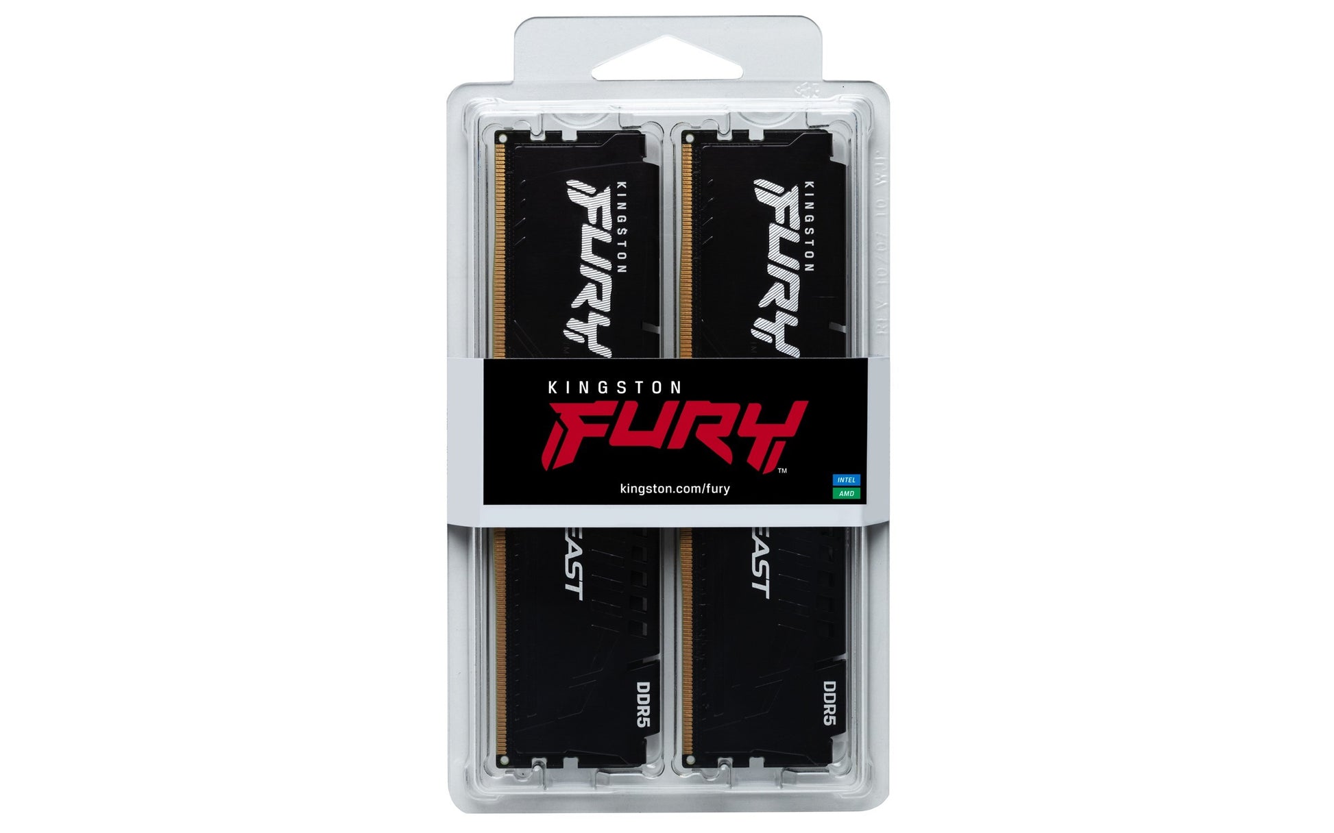 Kingston Technology FURY Beast 64 GB 5600 MT/s DDR5 CL40 DIMM (Kit da 2) Black