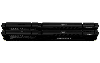 Kingston Technology FURY Beast 32GB 6000MT/s DDR5 CL30 DIMM (Kit of 2) Black EXPO