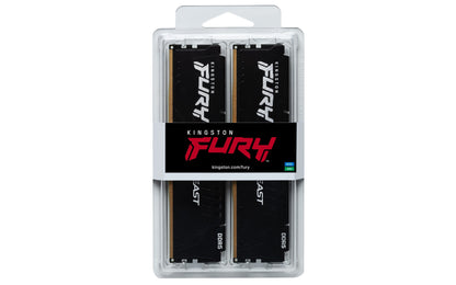 Kingston Technology FURY Beast 32GB 6000MT/s DDR5 CL30 DIMM (Kit of 2) Black EXPO