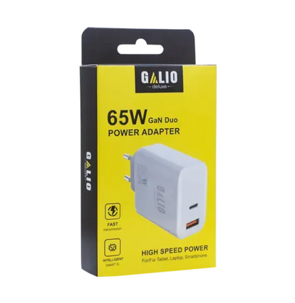 REZ Galio 65W USB and USB-C Adapter - White - 1