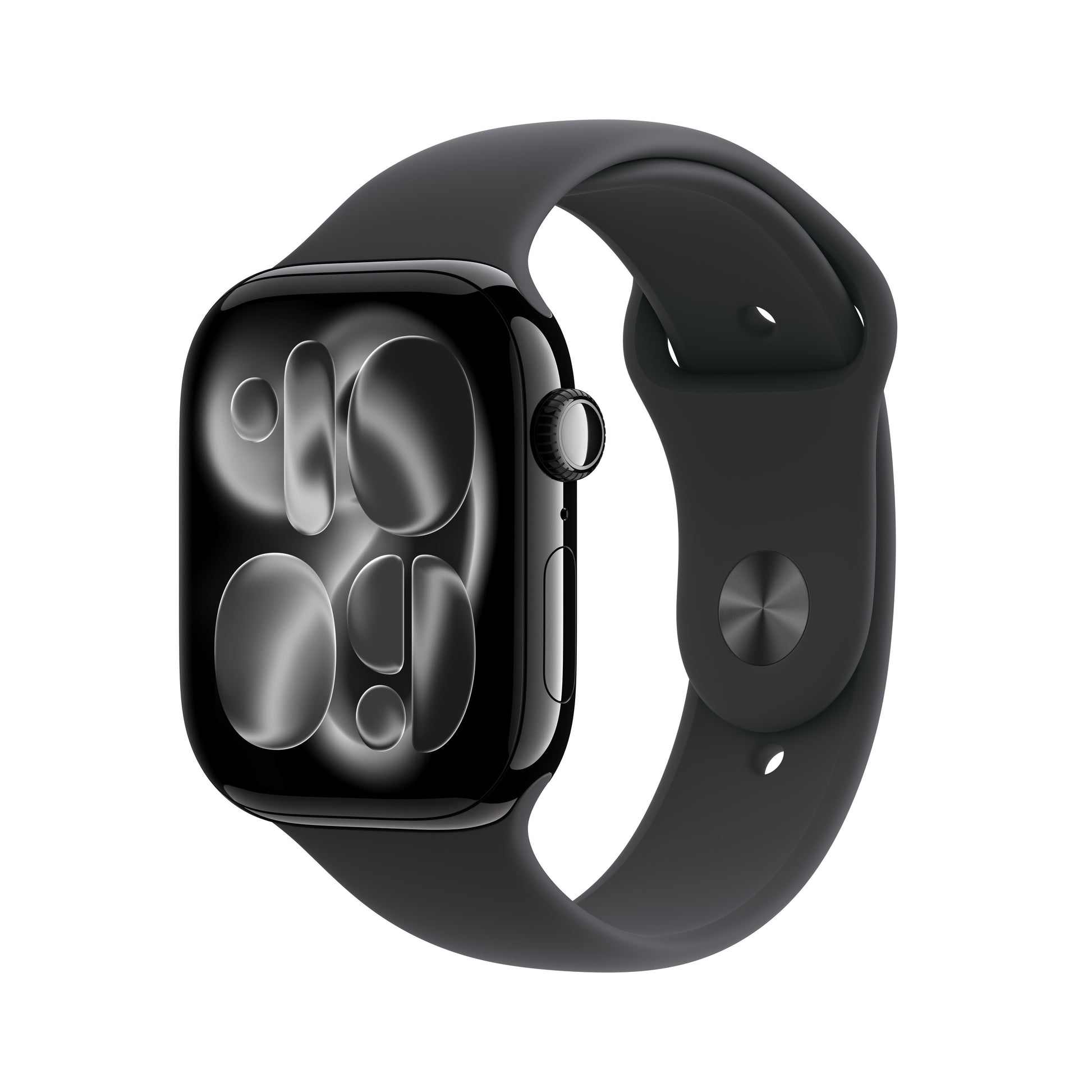 Apple Watch Series 11 GPS + Cellular 46mm Cassa Alluminio Jet Black con Sport Band Nero - S M