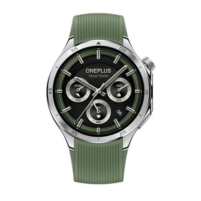 OnePlus Watch 3 46mm 3,81 cm (1.5") AMOLED Digitale 466 x 466 Pixel Touch screen Argento Wi-Fi GPS (satellitare)