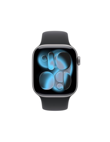 Apple Watch Series 11 OLED 42 mm Digitale 374 x 446 Pixel Touch screen Grigio Wi-Fi GPS (satellitare)