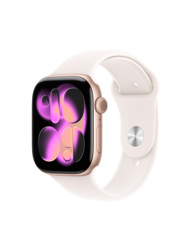 Apple Watch Series 11 OLED 46 mm Digitale 416 x 496 Pixel Touch screen Rose Gold Wi-Fi GPS (satellitare)
