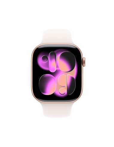 Apple Watch Series 11 OLED 46 mm Digitale 416 x 496 Pixel Touch screen Rose Gold Wi-Fi GPS (satellitare)