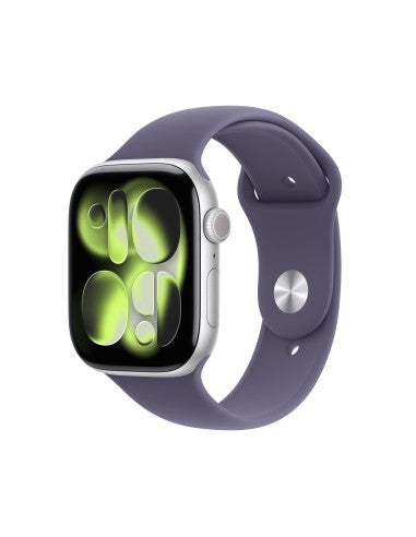 Apple Watch Series 11 OLED 46 mm Digitale 416 x 496 Pixel Touch screen Argento Wi-Fi GPS (satellitare)