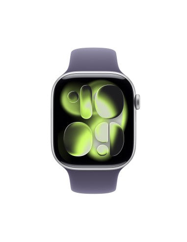 Apple Watch Series 11 OLED 46 mm Digitale 416 x 496 Pixel Touch screen Argento Wi-Fi GPS (satellitare)