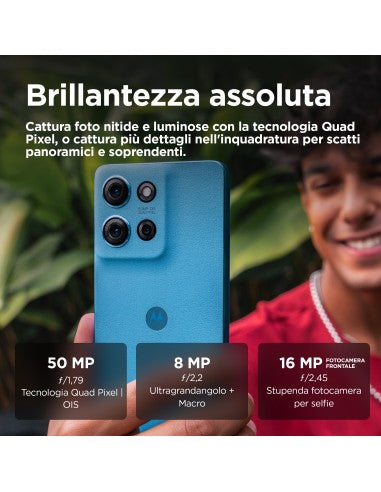 Motorola moto g75 5G 17,2 cm (6.78") Dual SIM ibrida Android 14 USB tipo-C 8 GB 256 GB 5000 mAh Blu