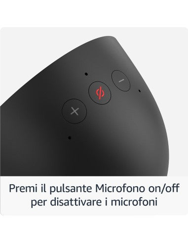 Amazon Nuovo Echo Spot (modello 2024) | Sveglia intelligente con suono di qualità e Alexa | Nero