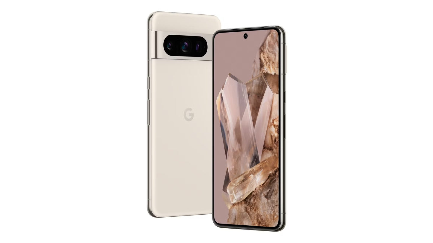 Google Pixel 8 Pro 128Gb, Porcelain (Us) - 2