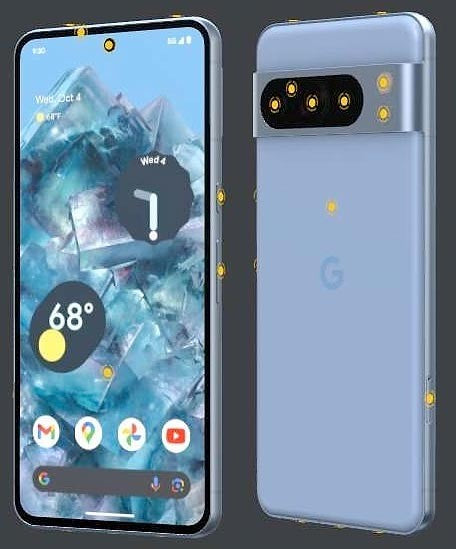Google Pixel 8 Pro 128Gb, Porcelain (Us) - 4