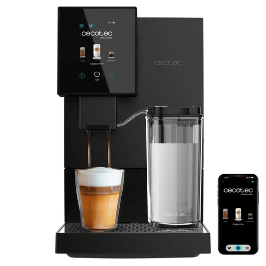 Cecotec Cremmaet Compactccino Connected, Black - 1