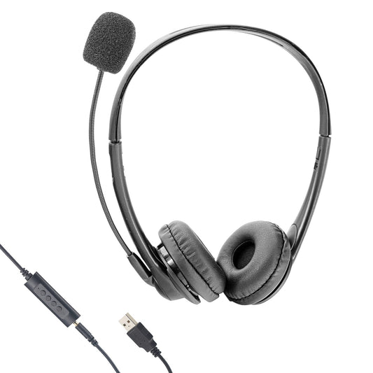 Albrecht Hs03 Pc Headset Usb Und 3.5Mm, Black - 2