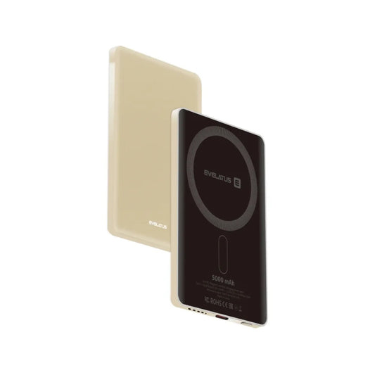 Evelatus 5000mAh Powerbank MagLink Elite With Wireless Charging - Silver - 2
