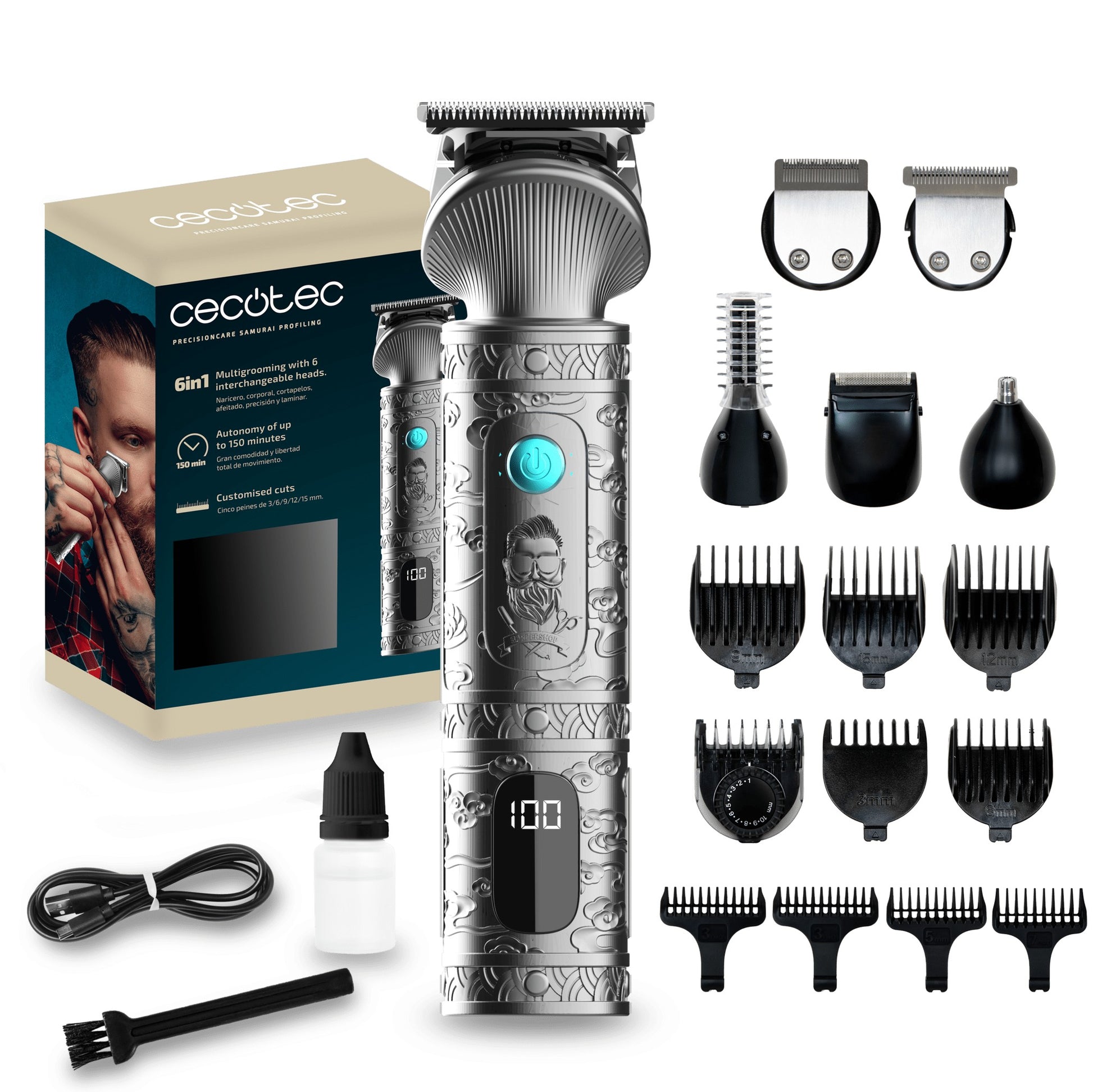 Cecotec Precisioncare Samurai Profiling, Black - 1