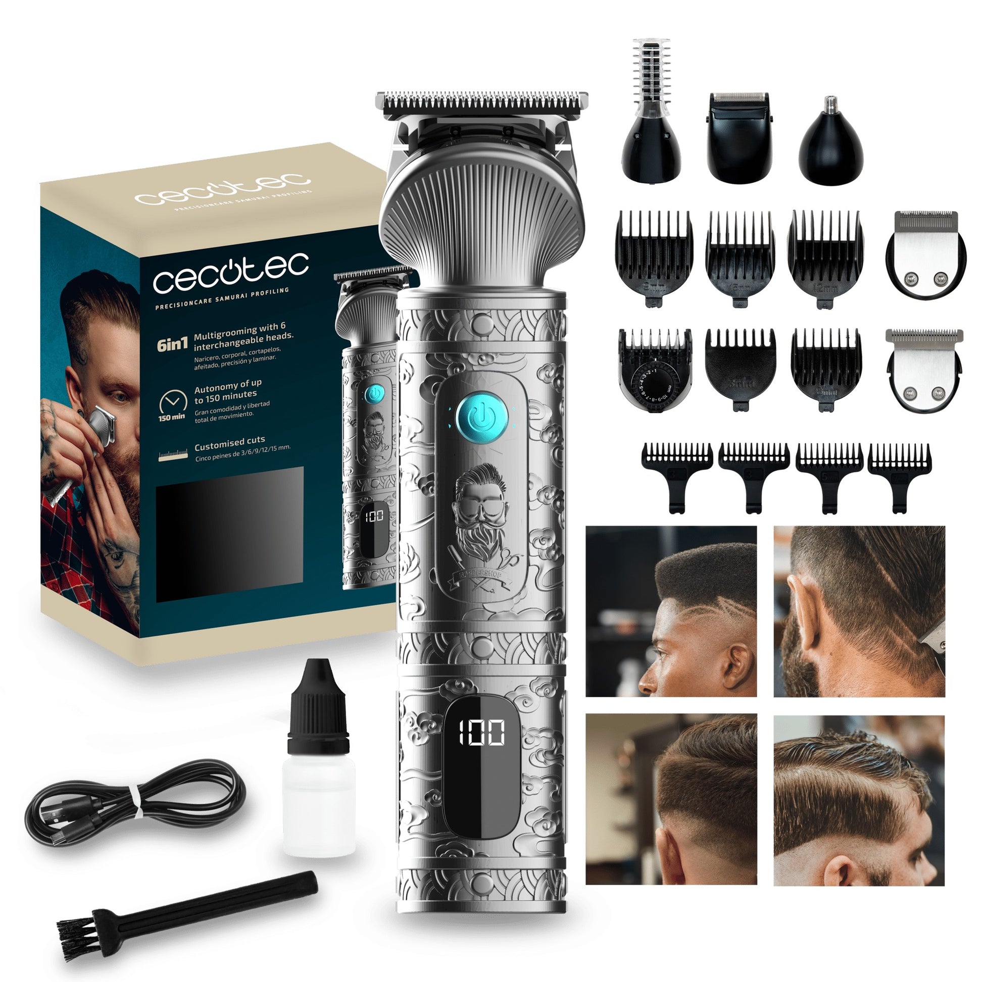 Cecotec Precisioncare Samurai Profiling, Black - 3