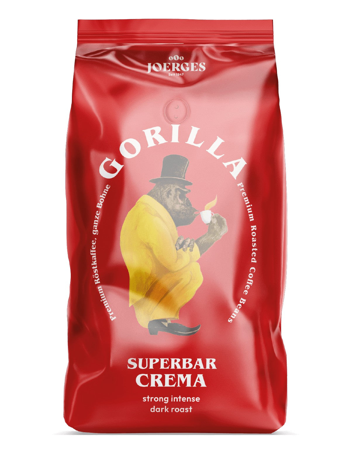 Gorilla Super Bar Crema Caffè in Grani 1 kg JOERGES - 1