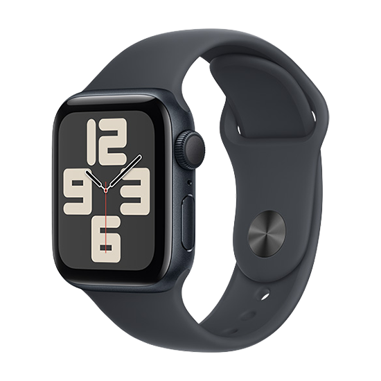 Watch Apple Watch SE (2024) GPS 44mm Midnight Aluminium Case with Sport Band S/M - Midnight