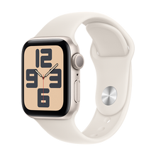 Watch Apple Watch SE (2024) GPS 44mm Starlight Aluminium Case with Sport Band M/L - Starlight 