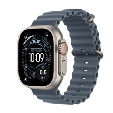 Watch Apple Watch Ultra 3 (2025) 5G 49mm Natural Titanium Case with Ocean Band - Anchor Blue