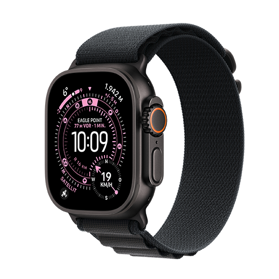 Watch Apple Watch Ultra 3 (2025) 5G 49mm Black Titanium Case with Alpine Loop M - Black