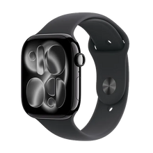 Watch Apple Watch Series 11 (2025) GPS 46mm Jet Black Aluminium Case with Sport Band S/M - Black