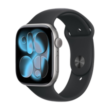 Watch Apple Watch Series 11 (2025) GPS 46mm Space Grey Aluminium Case with Sport Band S/M - Black