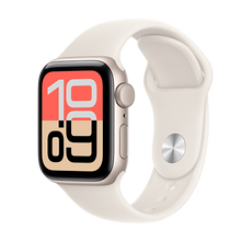 Watch Apple Watch SE 3 (2025) GPS 40mm Starlight Aluminium Case with Sport Band M/L - Starlight