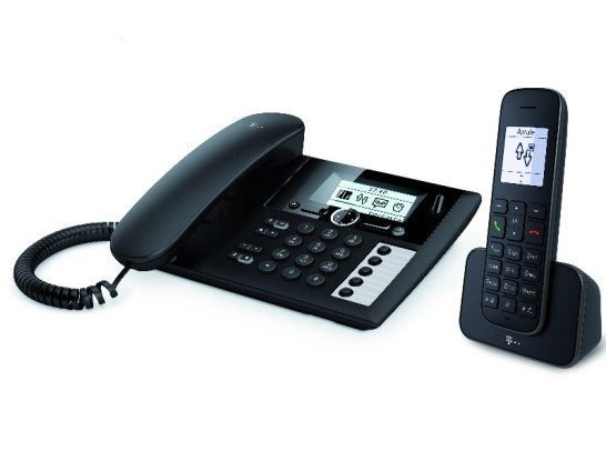 Telekom Sinus PA 207 Plus 1 Telefono analogico DECT Identificatore di chiamata Nero
