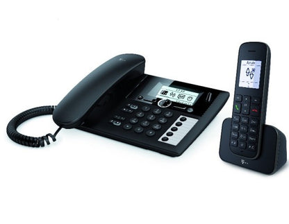 Telekom Sinus PA 207 Plus 1 Telefono analogico DECT Identificatore di chiamata Nero