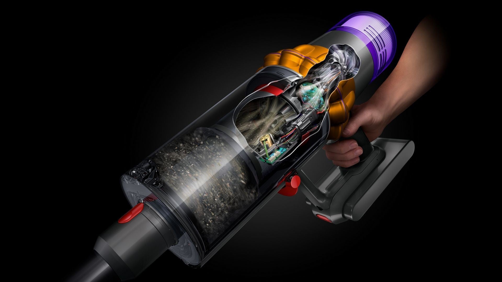 Dyson Vacuum Cleaner V15 Detect Absolute (2023) - Yellow/Nickel