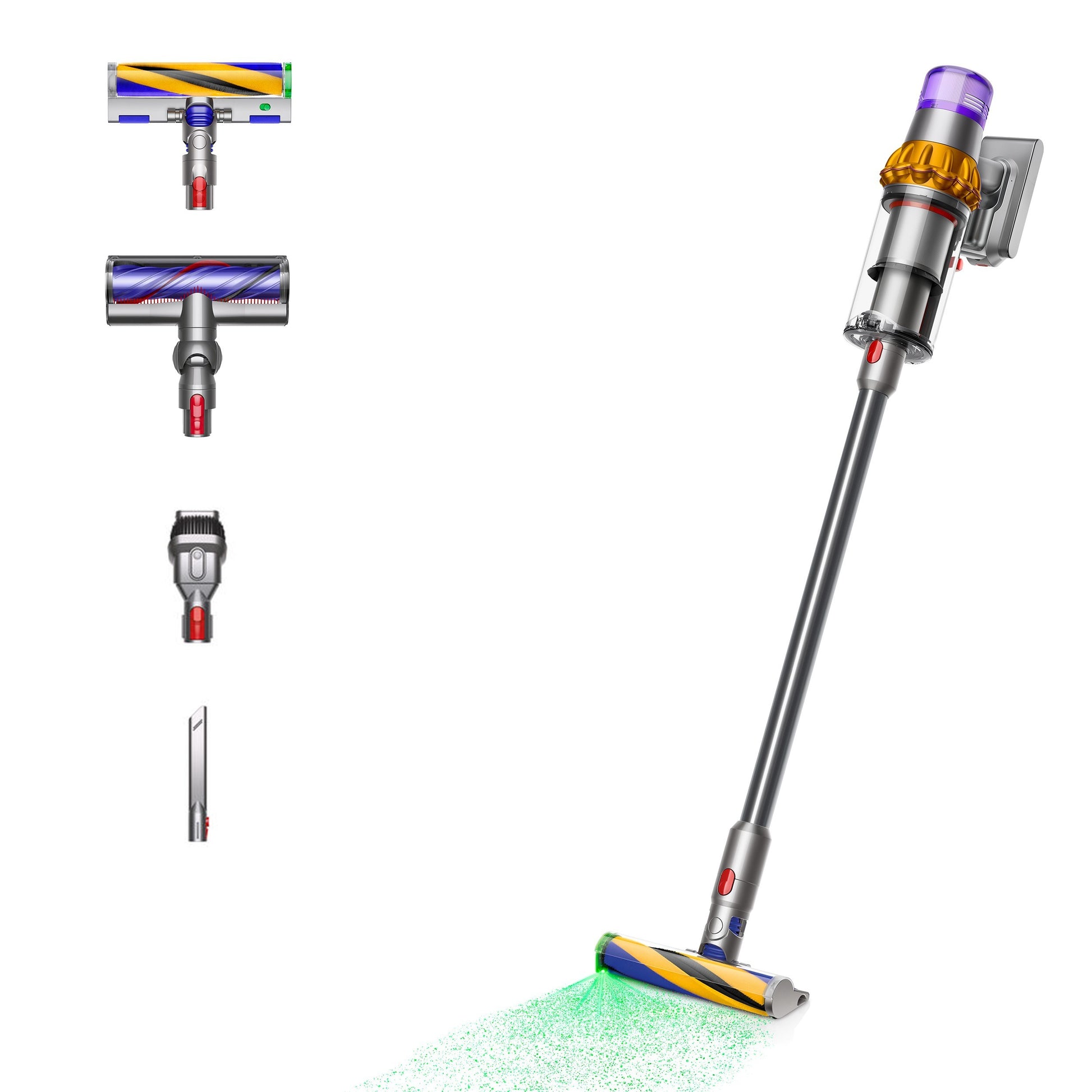 Dyson Vacuum Cleaner V15 Detect Absolute (2023) - Yellow/Nickel