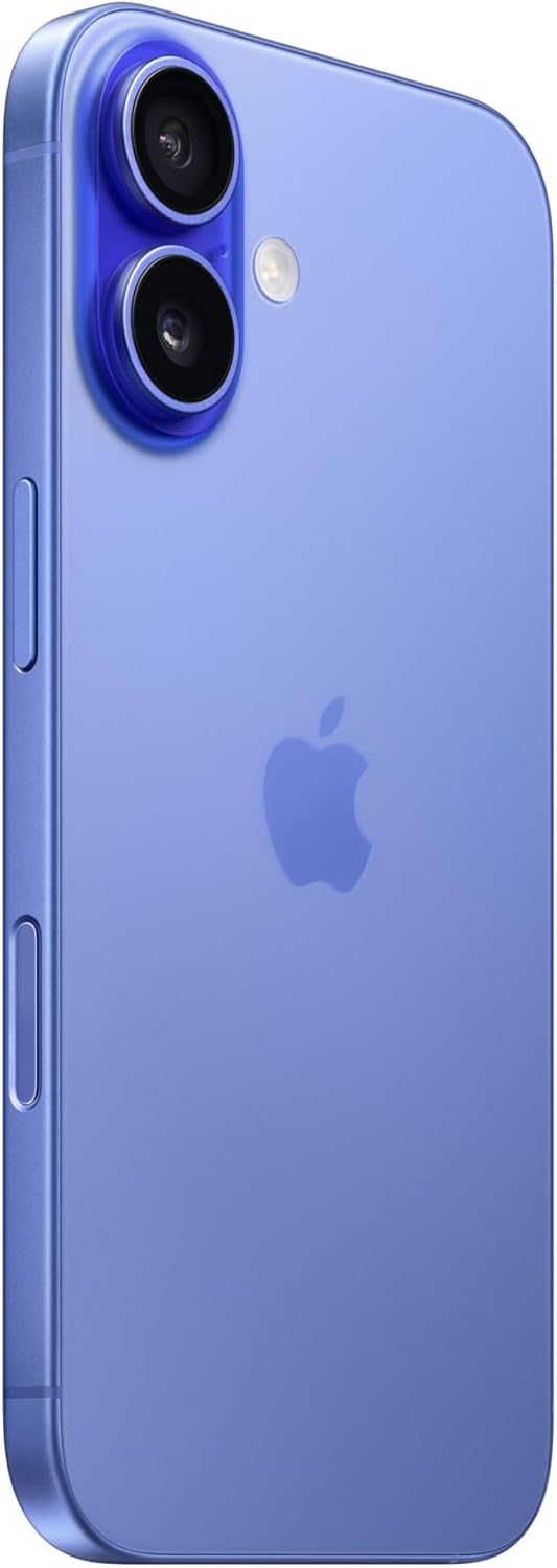 Apple iPhone 16 128 GB: Telefono 5G con Controllo fotocamera, chip A18 - Blu oltremare