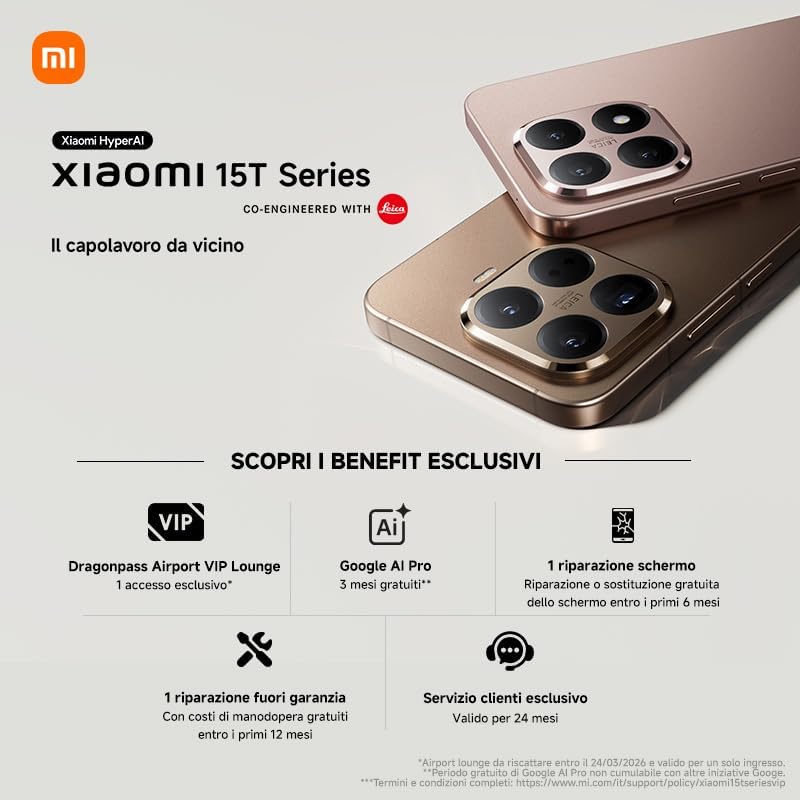 Xiaomi 15T Pro 5G Dual Sim 12GB RAM 256GB - Gold