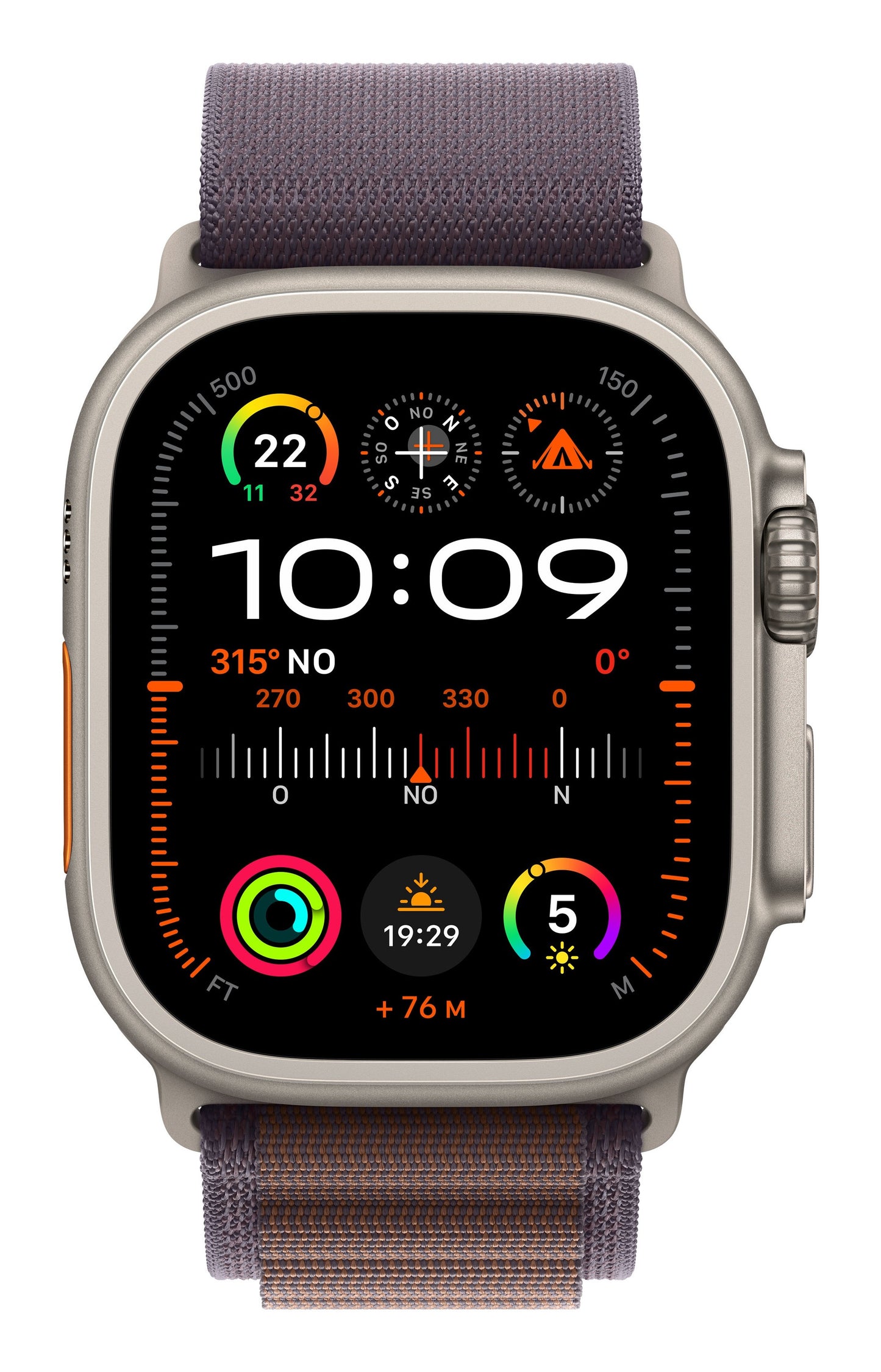 Apple Watch Ultra 2 OLED 49 mm Digitale 410 x 502 Pixel Touch screen 4G Titanio GPS (satellitare)