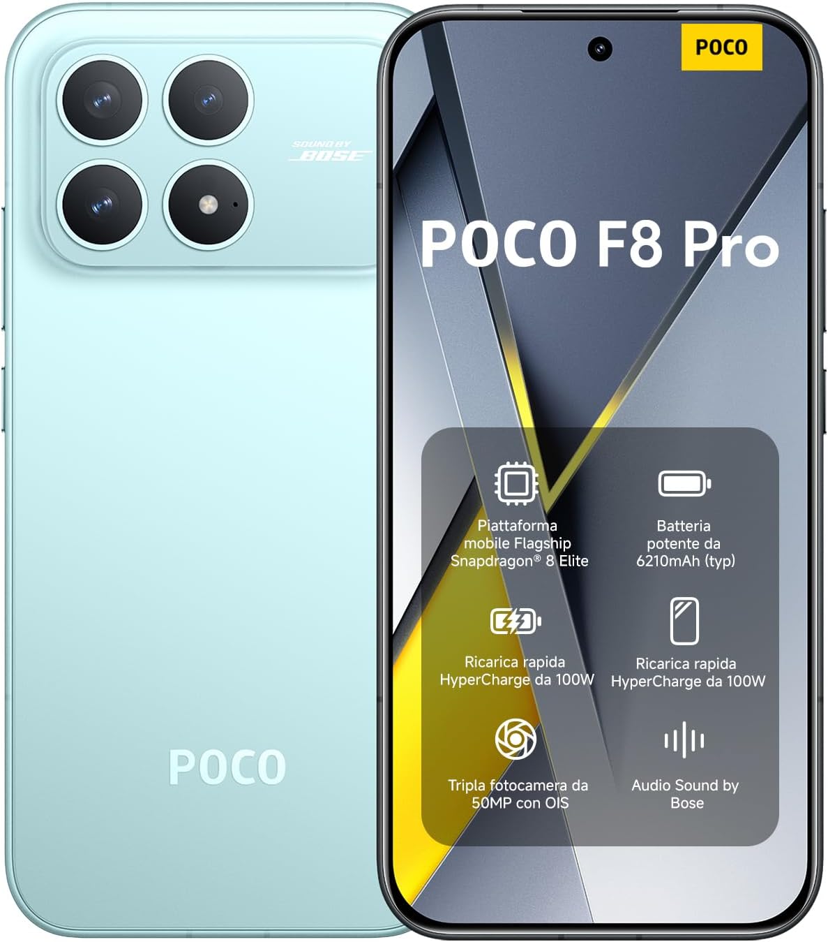 Xiaomi Poco F8 Pro 5G Dual Sim 12GB RAM 256GB - Blue