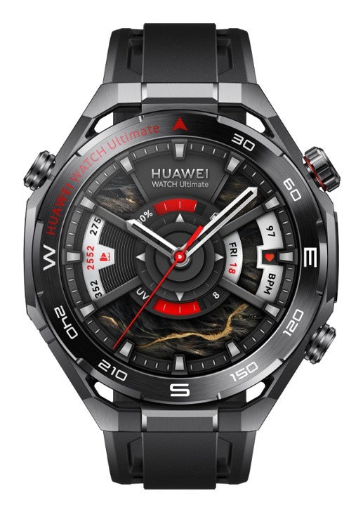 Huawei 55020GBB smartwatch e orologio sportivo 3,81 cm (1.5") LTPO 48.5 mm Ibrido 466 x 466 Pixel Nero Wi-Fi GPS (satellitare)