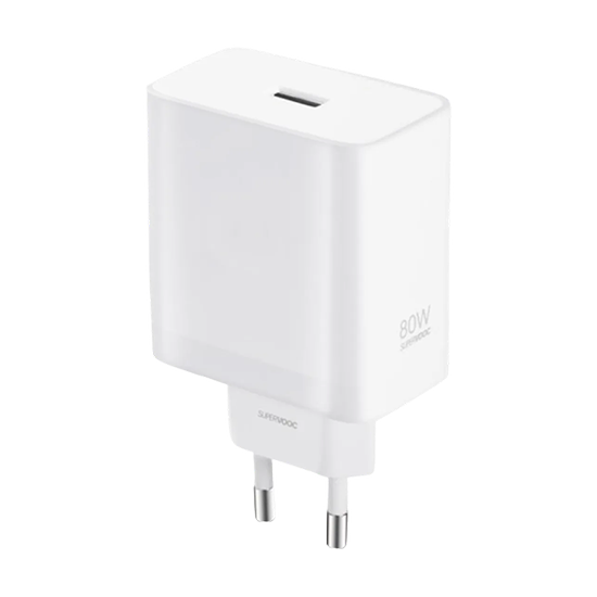 Oppo 80W USB-A SuperVooc Adapter - White