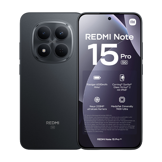 Xiaomi Redmi Note 15 Pro 5G 17,4 cm (6.83") 8 GB 256 GB 6580 mAh Nero