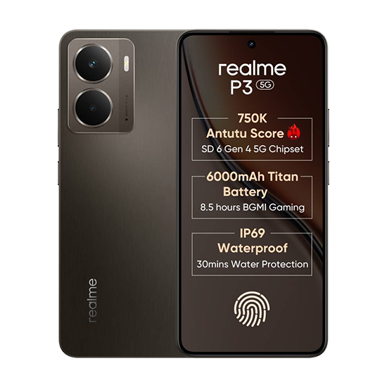 Realme P3 5G Dual Sim 8GB RAM 256GB - Grey