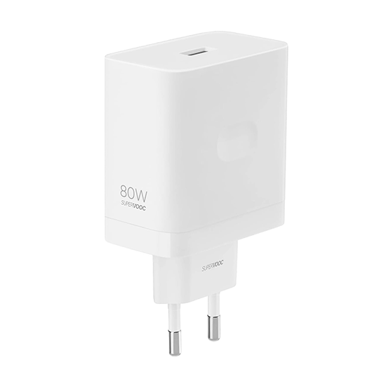 Realme 80W USB-A SuperVooc Adapter - White