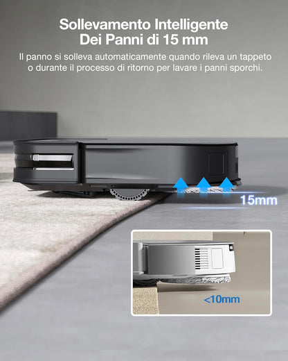 Ecovacs Deebot X2 Combo 0,42 L Nero
