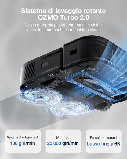 Ecovacs Deebot X2 Combo 0,42 L Nero