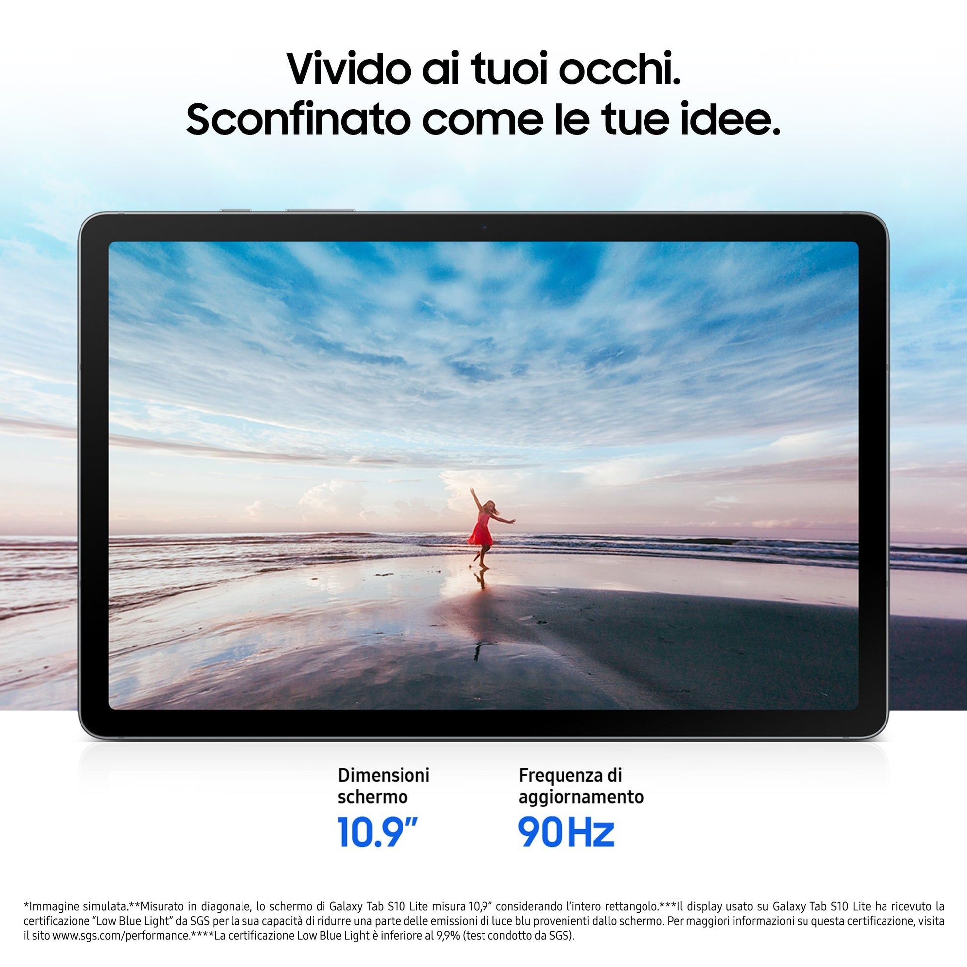 Samsung Galaxy Tab S10 Lite, Tablet Android, 5G, 6GB RAM, 128GB, 10.9" Dispaly LCD, S Pen, Gray