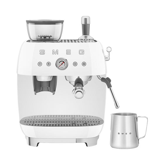 Smeg Portafilter Coffee Machine - White 